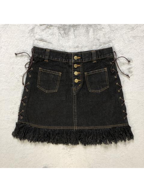 Other Designers Japanese Brand - BONDAGE JEANS STORY DENIM SKIRTS #6915-96