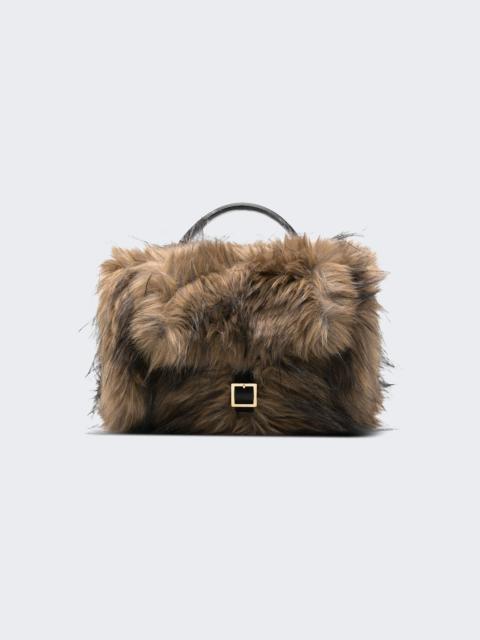 sacai Faux Fur Muff Bag Beige