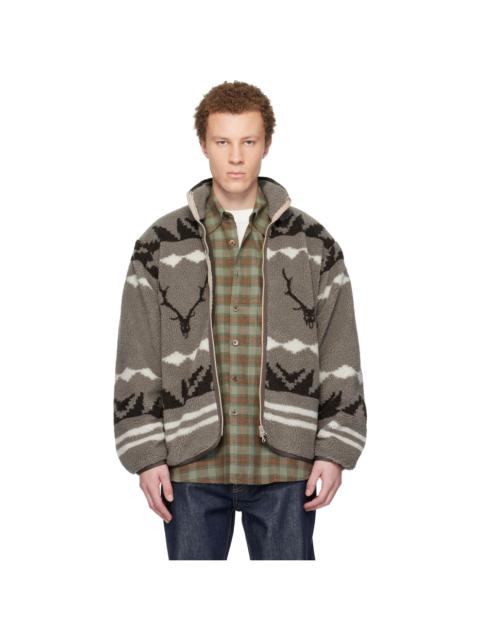 South2 West8 Taupe Piping Jacket