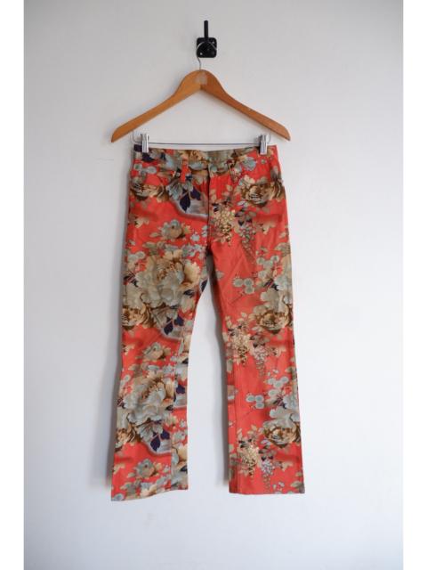Other Designers Beauty Beast - Vintage Glamdy Floral Printed Flared Pants