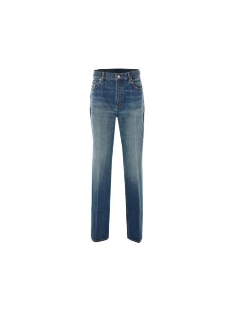 Alaïa Alaïa Blue Denim - Bootcut Jeans Women