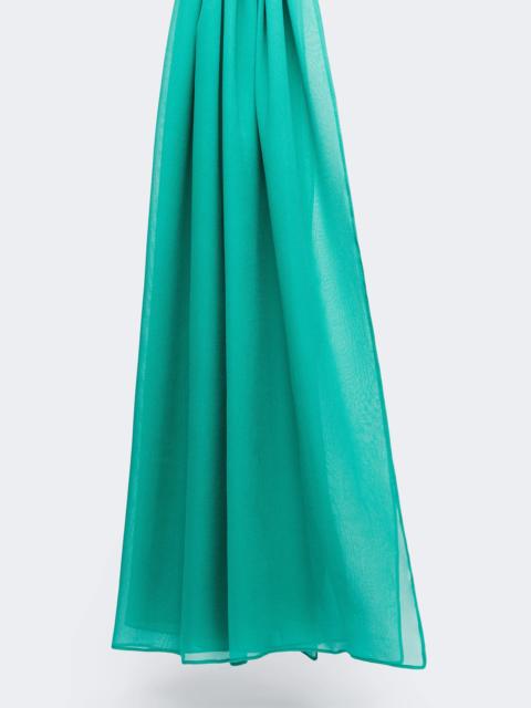 Max Mara Silk georgette stole - GREEN