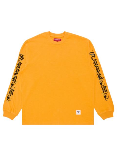 Supreme Supreme Old English Long-Sleeve Top 'Yellow'