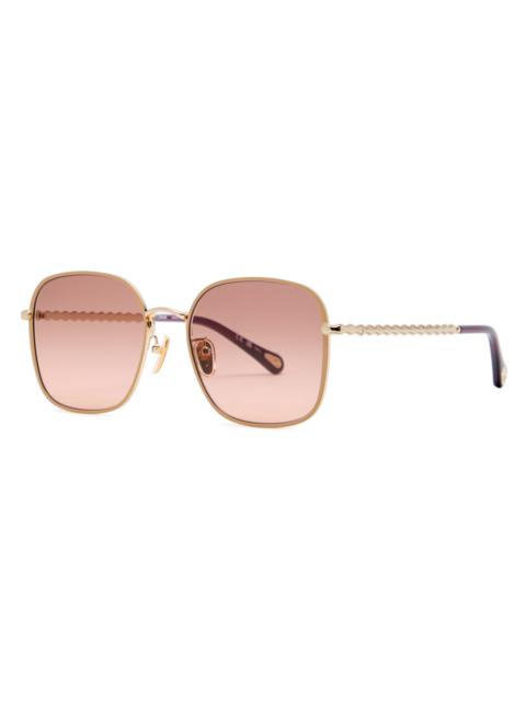 Chloé Chloe Oversized Square-frame Sunglasses