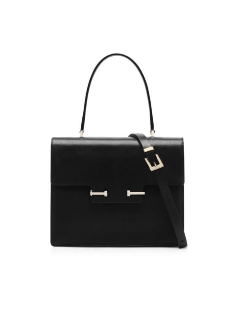 TOM FORD SUPPLE GRAIN LEATHER AUBE SMALL TOP HANDLE