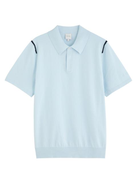 Paul Smith Knitted Cotton Polo Shirt
