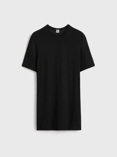 TOTEME Classic jersey tee black