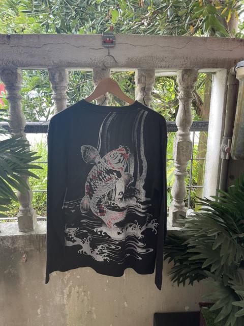 Other Designers Japanese Brand - BULLET NOISE KOI FISH SUKAJAN STYLE SHIRT