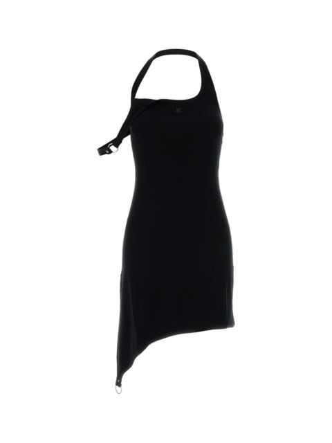 courrèges Black viscose blend dress
