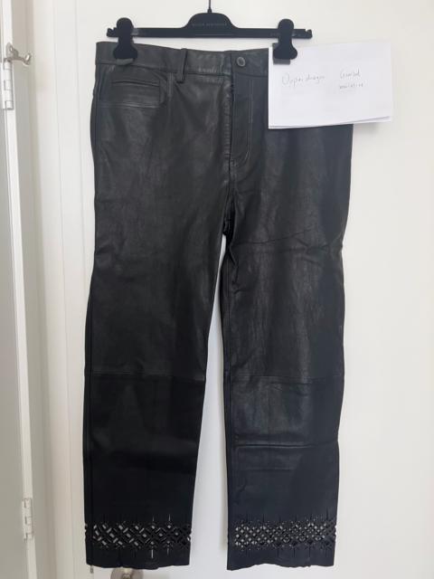 Haider Ackermann SS19 Lasercut Leather Trousers