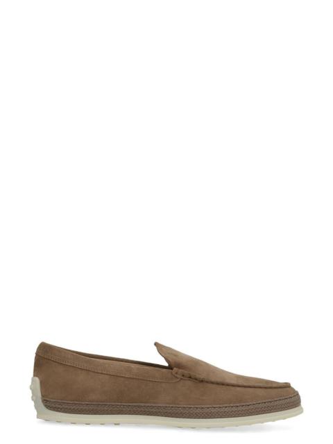 TOD'S SUEDE SLIP-ON