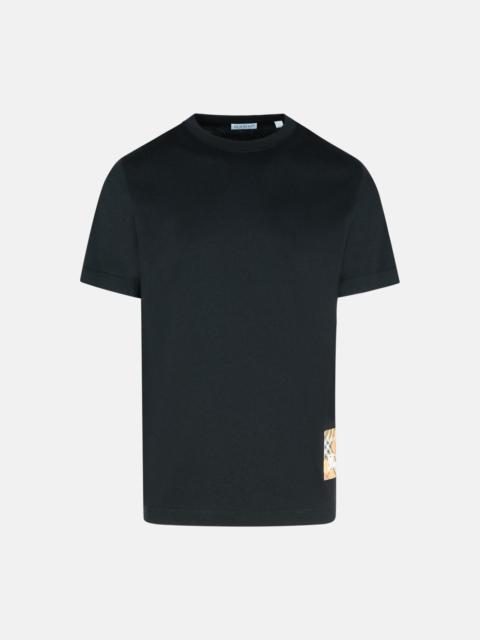 Burberry BLACK COTTON T-SHIRT