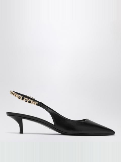 GUCCI Gucci Leather Pumps with Sleek Sculpted Profile