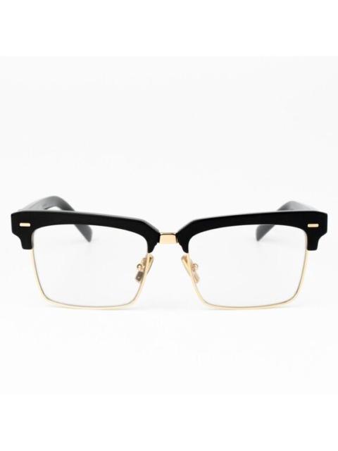 Other Designers NEW Miu Miu MU10ZS 1AB08N Black Clear Blue Light Filter Square Unisex Eyeglasses