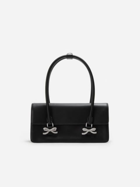 self-portrait Black Soft Leather Shoulder Bag