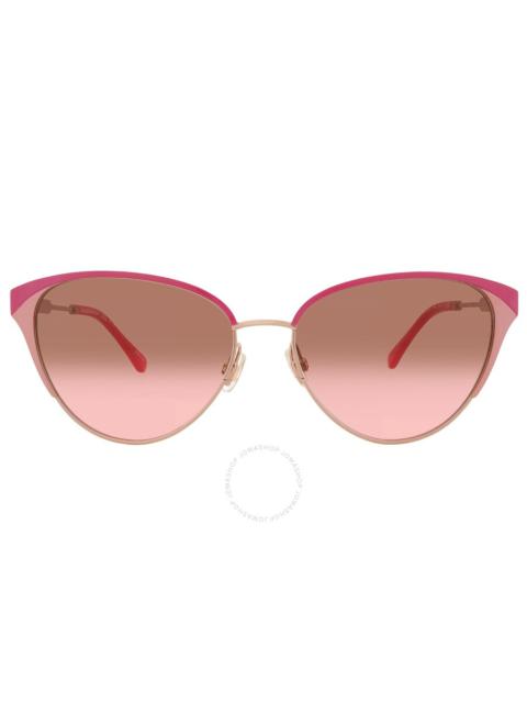 kate spade Kate Spade Brown Pink Gradient Cat Eye Ladies Sunglasses ALIANNA/G/S 0000/M2