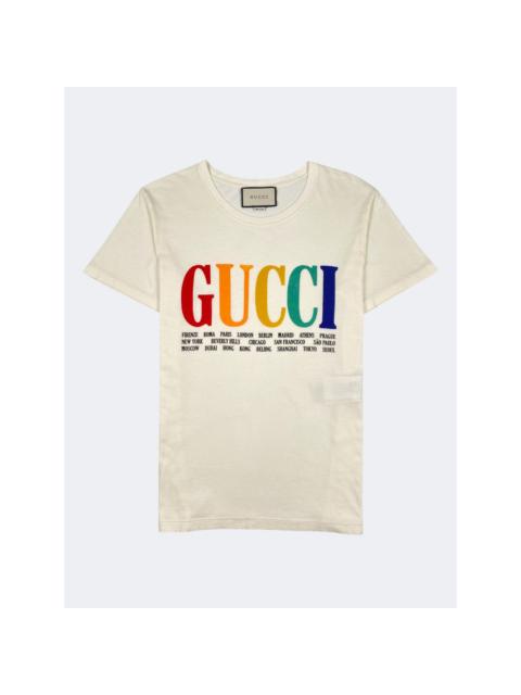 GUCCI Rainbow Logo T-Shirt