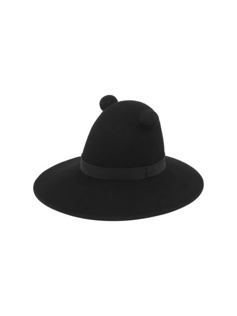 HENRIK VIBSKOV BIG RADAR FELT HAT - BLACK FELT