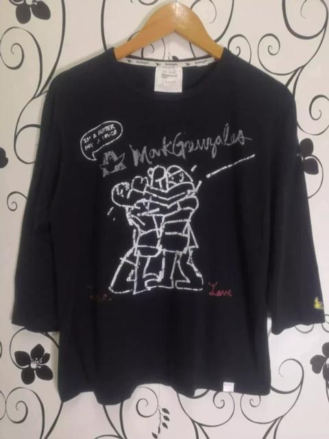 Other Designers Designer - Mark Gonzales 3/4 T Shirt Streetwear Skateboard