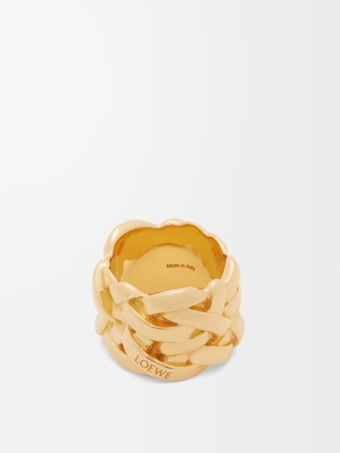 Loewe Nest ring in sterling silver