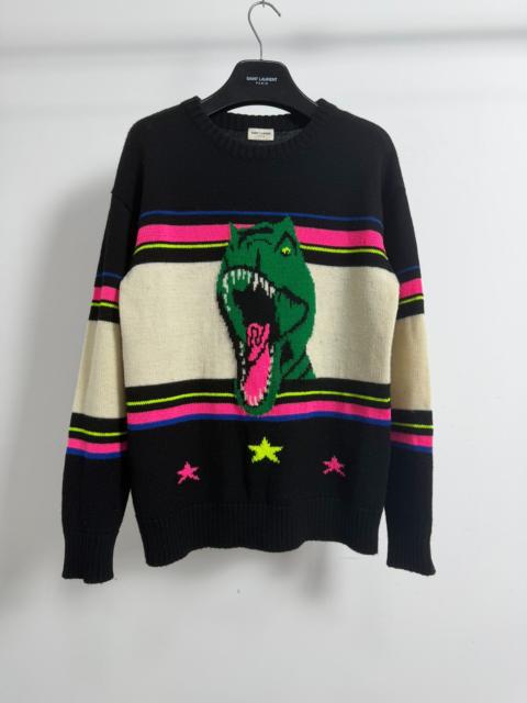 SAINT LAURENT Saint Laurent SS16 Dinosaur Intarsia Sweater