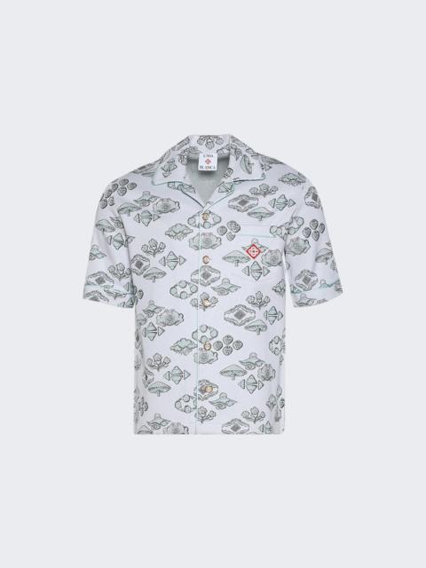 CASABLANCA Mens Jacquard Shirt Off White