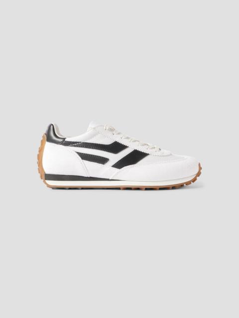 TOM FORD Mick leather-trimmed suede and mesh sneakers