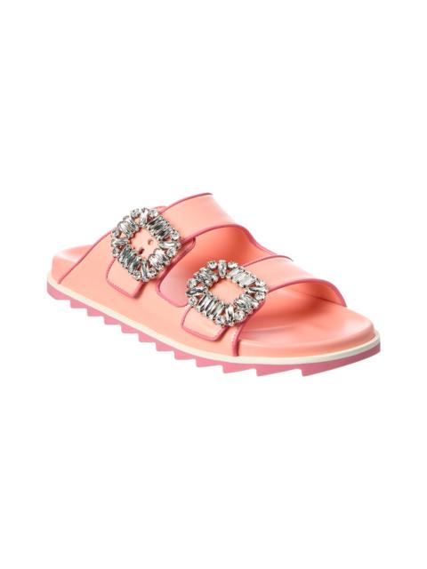 Roger Vivier Roger Vivier Viv Strass Buckle Slide