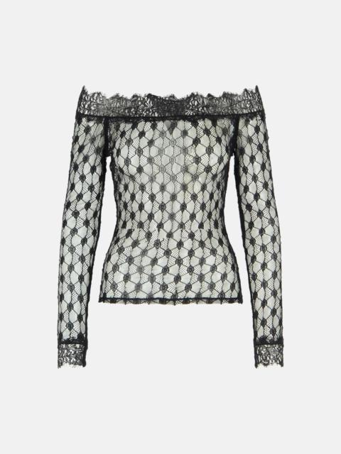 Isabel Marant BLACK POLYAMIDE BLEND SWEATER