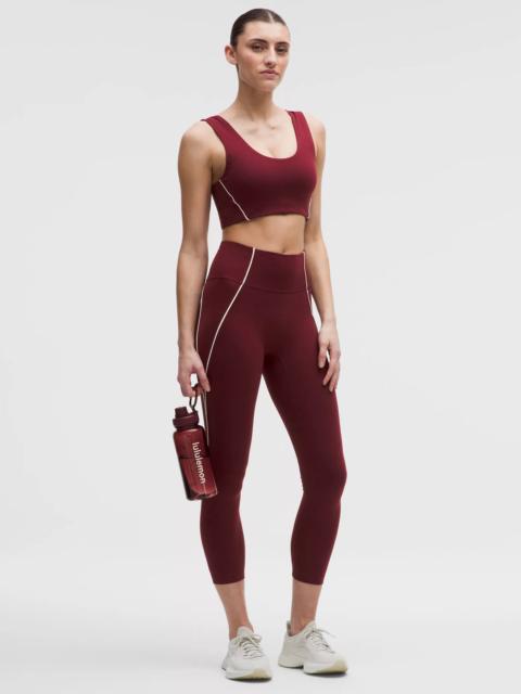 lululemon Wunder Train No-Line Piped High-Rise Tight 25"