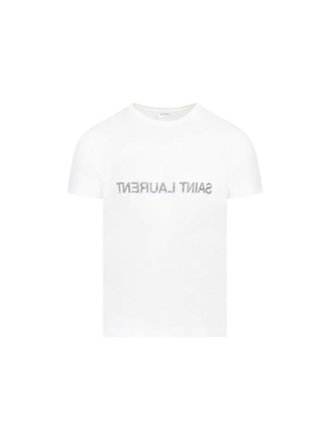 SAINT LAURENT Saint Laurent Reverse Logo T-Shirt Men