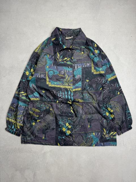 FERRAGAMO Vintage Salvatore Ferragamo Full Printed Windbreaker Jacket