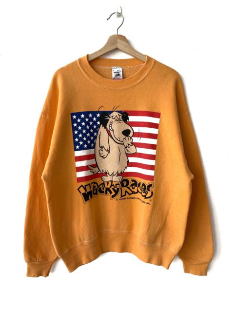 Other Designers Vintage - Vintage 90s Wacky Races Made in Usa Yellow Crewneck