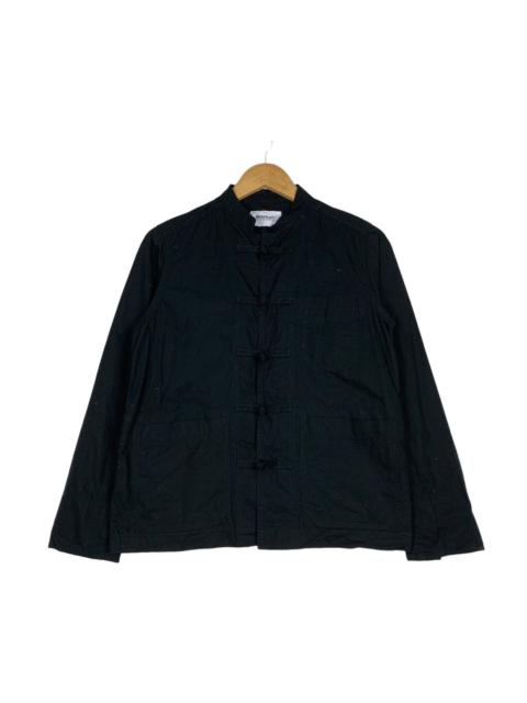 BEAMS PLUS BEAM BOY Black Cotton Mandarin Jacket #0993-C44