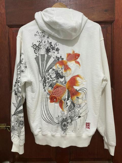 🔥Vintage Karakuri Tamashii Embroidery Fish Koi Sweatshirt