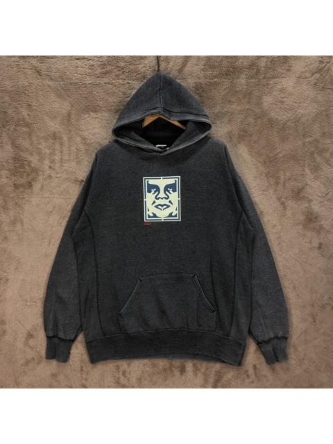 Other Designers Obey - OBEY PULLOVER GRAY HOODIES #5140-176