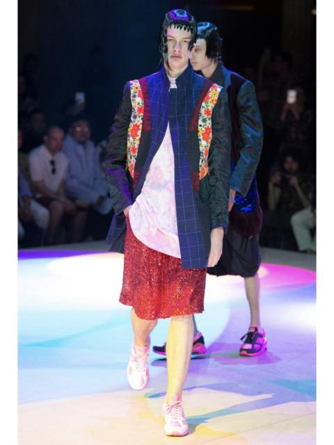 Comme Des Garçons SS18 Runway Pink Hand Painted Shirt