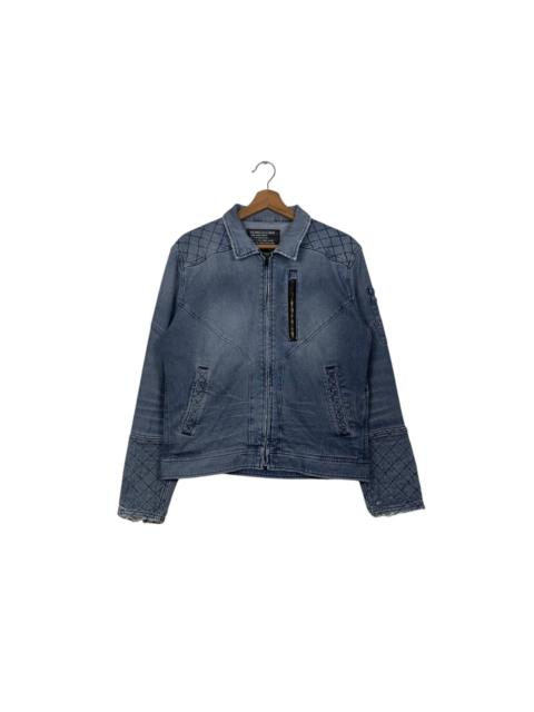 Other Designers Japanese Brand - GLOW KICK’S Workwear Rugged Jean Denim Jacket #2582-C117