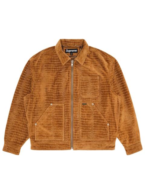 Supreme Supreme Suede Work Jacket 'Croc'