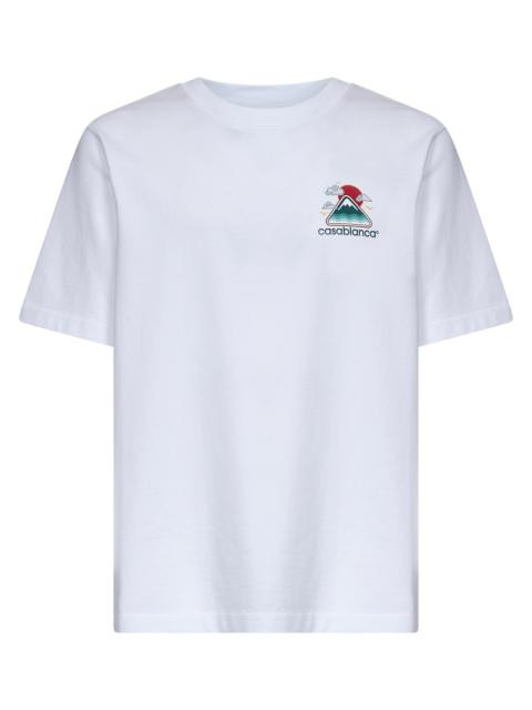 CASABLANCA White Montagne Ondulee T-shirt