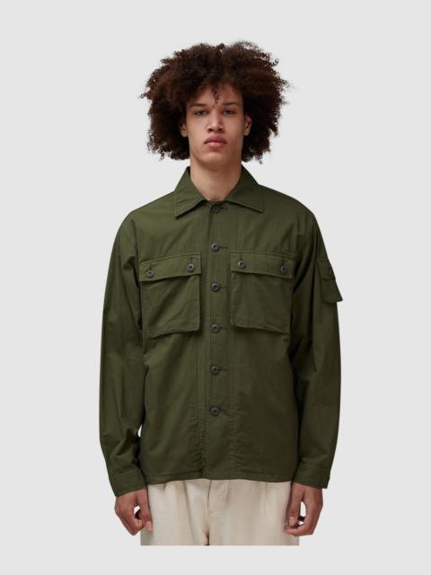 BEAMS PLUS Textured military shirt jacket