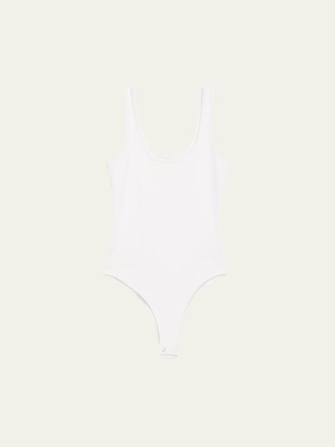 L'AGENCE Nica Scoop-Neck Tank Bodysuit