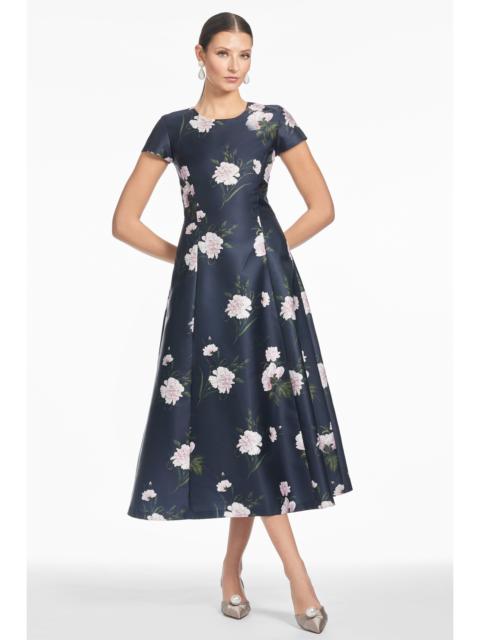 SACHIN & BABI JACKIE DRESS - DARK MIDNIGHT CARNATIONS