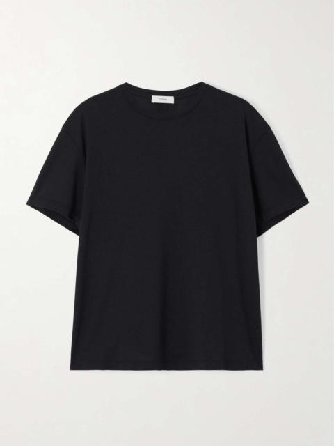 TENCEL™ Lyocell and organic cotton-blend jersey T-shirt Black