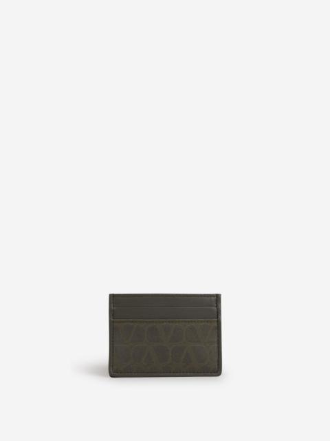 Valentino LEATHER LOGO CARD HOLDER