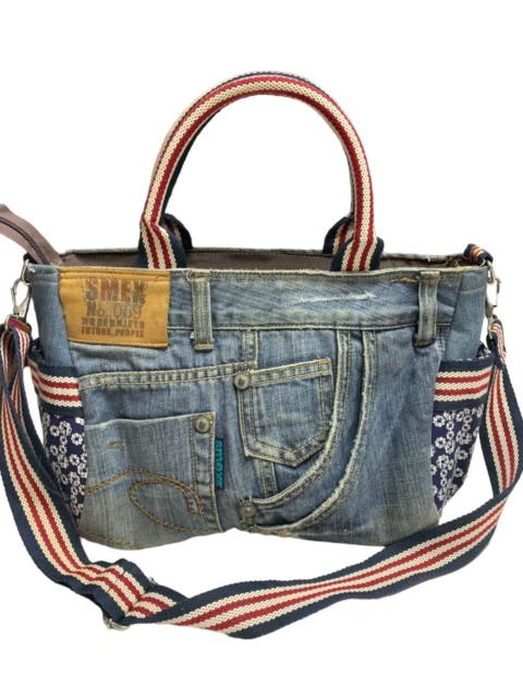 Other Designers Handmade Denim blue bag