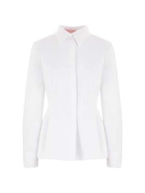 slim-cut long-sleeve shirt