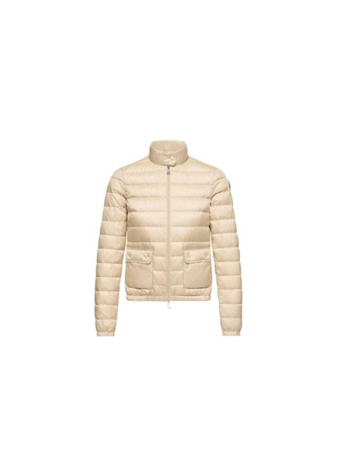 Moncler MONCLER Lans $1380 Women's Light Beige Short Down Jacket New