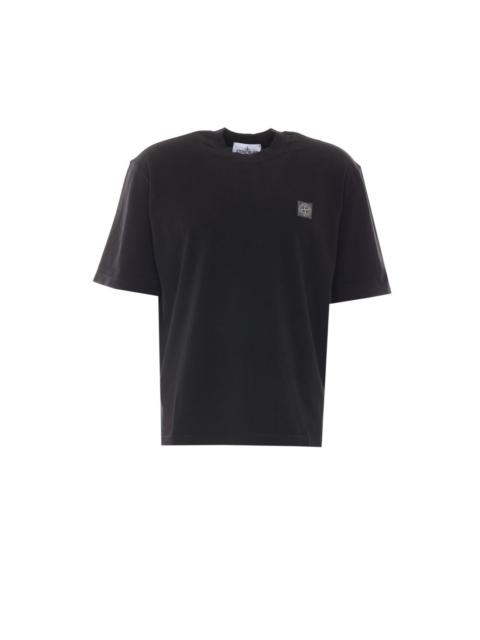 Stone Island Stone Island Men Compass Patch Logo T-Shirt