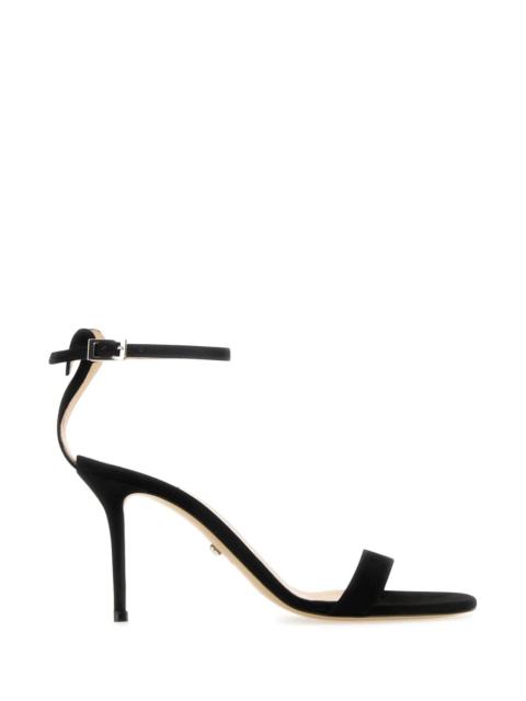 Other Designers Mach&Mach Women Black Suede Sandals